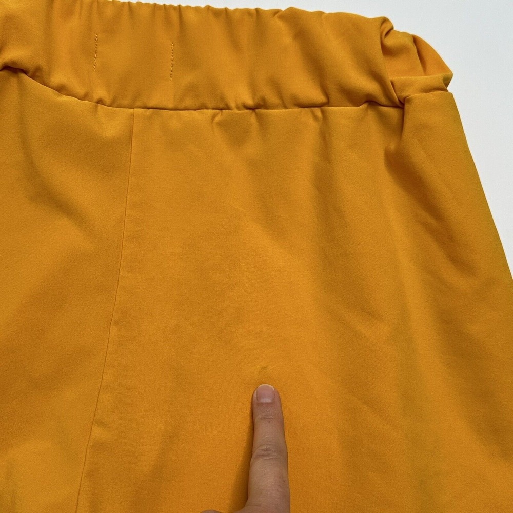 Jo + Jax Size XSA Adult Dance Tangerine Shorts yoga Jazz Yellow Scalloped Hem - Picture 11 of 12